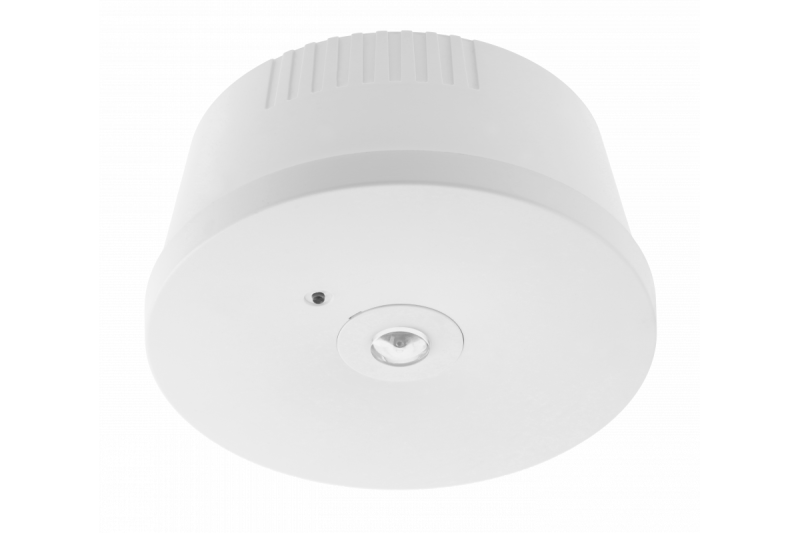 Luminaire d'urgence OGLA LED, 3W, 200lm, AC220-240V, 50-60Hz, IP20, 6400K, 3H, tâche unique, bouton TEST 1208963016