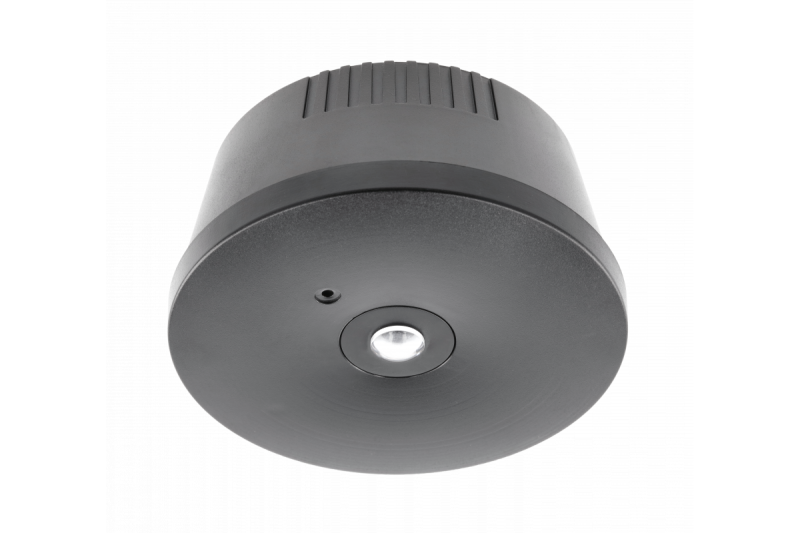 Luminaire d'urgence OGLA LED, 3W, 200lm, AC220-240V, 50-60Hz, IP20, 6400K, 3H, tâche unique, TEST, noir 1208963017
