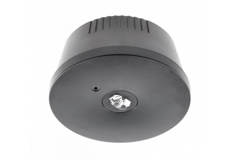 Luminaire d'urgence OGLA LED, 3W, 200lm, AC220-240V, 50-60Hz, IP20, 6400K, 3H, tâche unique, TEST, noir 1208963017