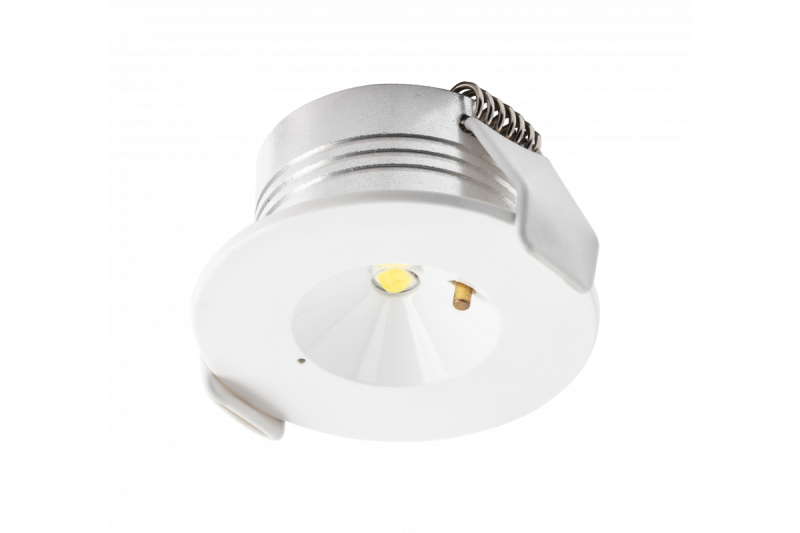 OMAHA-3 Lampe d'urgence LED, 3W, 300lm, AC220-240V, 50-60Hz, IP20, 3h, 6400K, usage unique, BOUTON DE TEST 1208963024