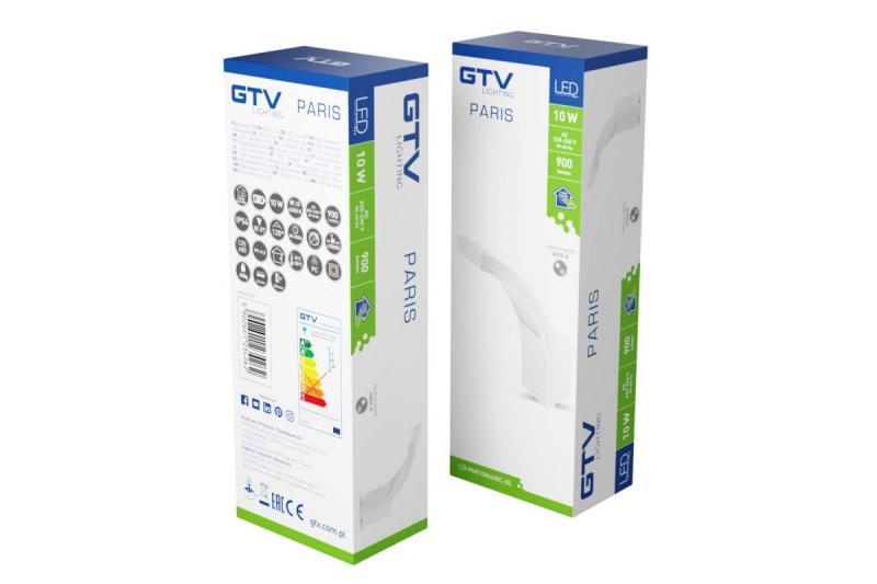 Decor Lampe LED PARIS 10W 900lm IP54 AC220-240V 50/60Hz 140° 4000K blanc. 1208963097