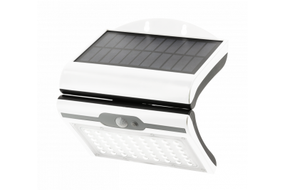 Luminaire de Façade Solaire RAMOS avec Détecteur de Mouvement/Crépuscule, 50W, 300lm, 3,7V 1800mAh, IP44, 6000K, blanc 1208963114