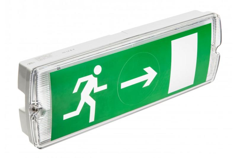 Luminaire d'urgence LED SAHER-1 LED DUO, 3W, 300lm, AC220-240V, 50-60Hz, IP65, 1h, 6400K 1208963122