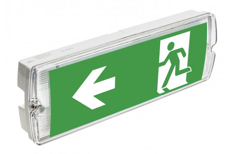 Luminaire d'urgence LED SAHER-3 LED DUO, 3W, 300lm, AC220-240V, 50-60Hz, IP65, 3h, 6400K 1208963123