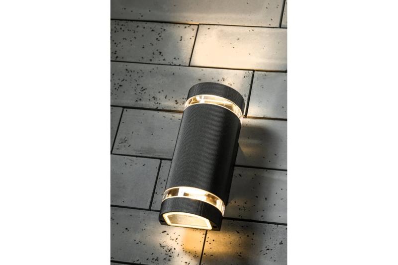 Decor Applique murale à deux directions SILVA GU10 MAX.2x50W IP54 AC220-240V 50/60Hz noir. 1208963135