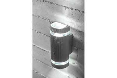Decor Applique murale à deux directions SILVA GU10 MAX 2x50W IP54 AC220-240V 50/60Hz gris. 1208963136