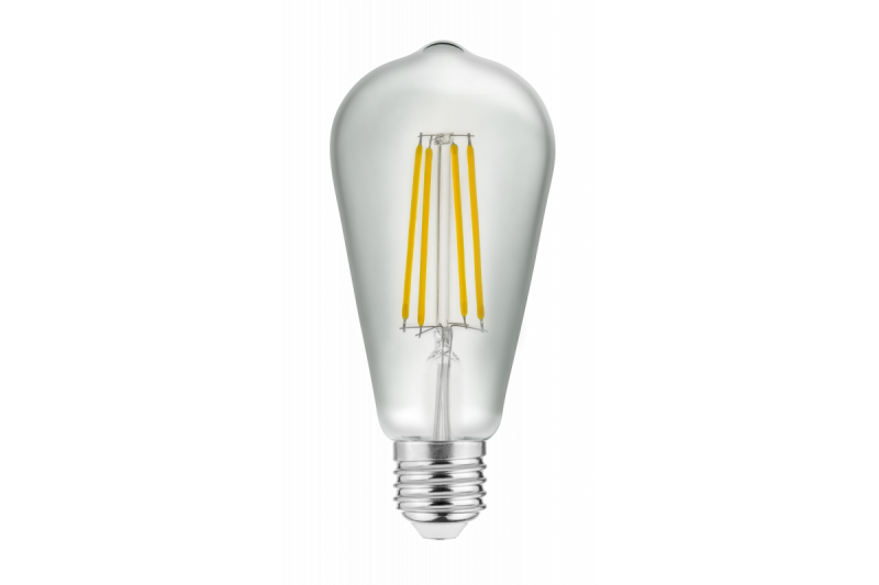 Lampe LED, FILAMENT, ST64, 3000K, E27, 6W, 600Im, AC220-240V/ 50-60Hz, RA>80, 360° 1208963175