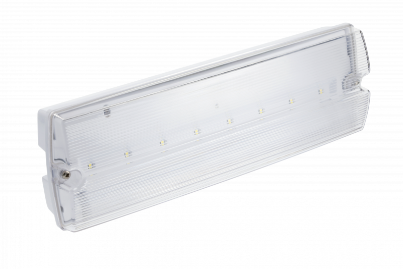 Luminaire d'urgence TERNO-1 LED, 3W, 250lm, AC220-240V, 50-60Hz, IP65, 1h, 6400K, double usage, bouton TEST 1208963197