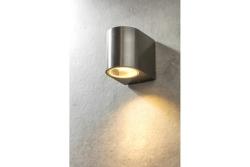 Luminaire de façade décoratif à sens unique TIAGO GU10 MAX. 35W IP54 AC220-240V 50/60Hz en inox. 1208963203