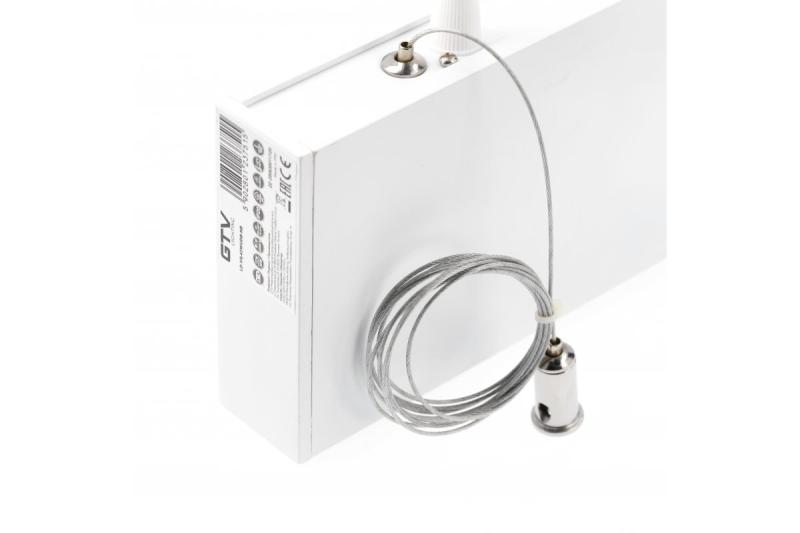 Decor Luminaire suspendu à LED VILANA 42W (30W+12W) 4000K RA>80 220-240VAC 48/120° UGR<19 120cm blanc. 1208963236