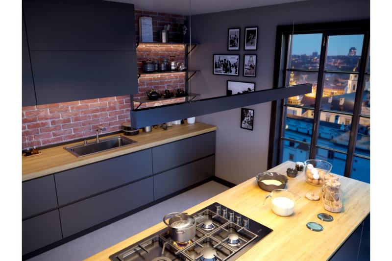 Decor Luminaire suspendu à LED VILANA 42W (30W+12W) 4000K RA>80 220-240VAC 48/120° UGR<19 120cm noir. 1208963237