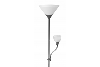 Decor Lampe sur pied BENFICA 2 max 60W - E27 max 40W - E14 AC220-240V 50/60Hz gris 1208963347