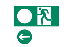 Panneau de sortie de secours universel, 100X300 1208963660
