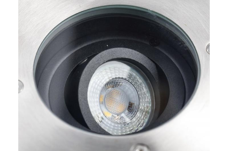 Decor Luminaire BETA-K avec réglage d'angle max. 50 W GU10 IP67 AC220-240V 50/60Hz inox. 1208963697