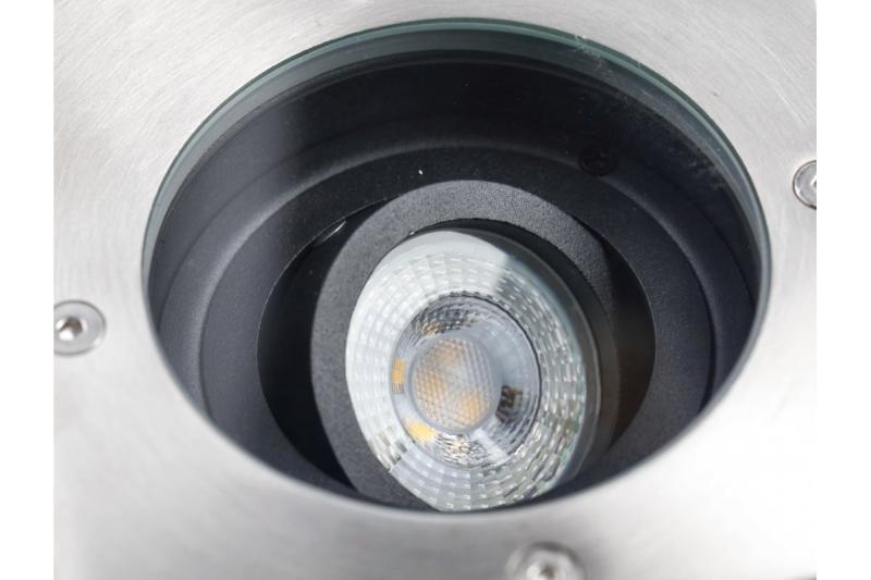 Decor Luminaire INRUN BETA-O avec angle réglable max. 50 W GU10 IP67 AC220-240V 50/60Hz inox. 1208963698