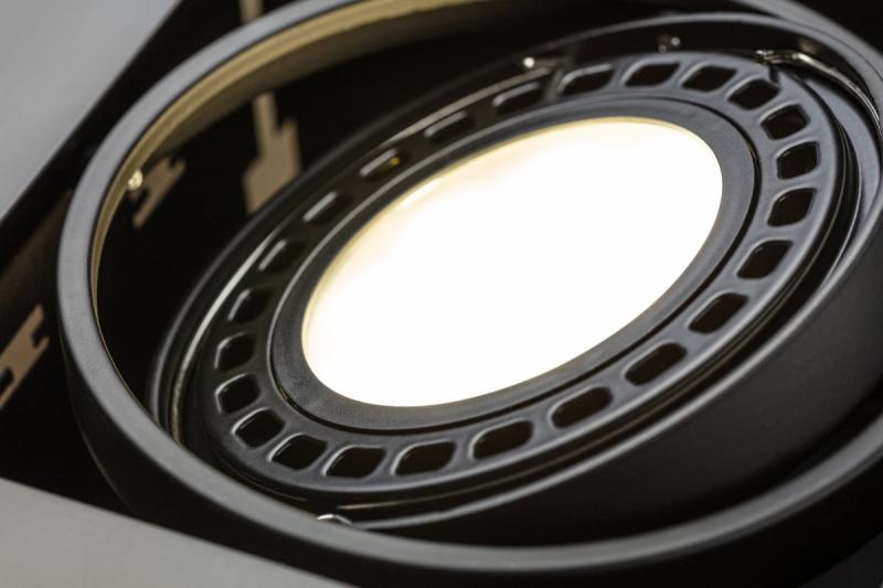 Decor Luminaire de plafond encastré PIREO, couleur NOIR/NOIR, individuel. 1208963774