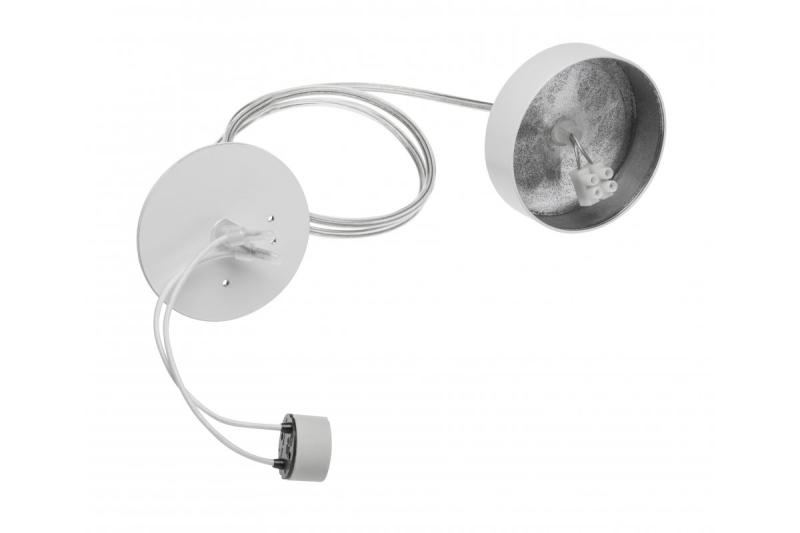 Decor Kit de suspension pour luminaire SENSA avec fil de 1,5 mètre, rond, blanc. 1208963801