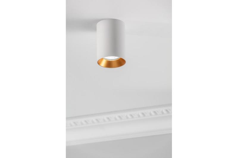 Decor Plafonnier AERO en aluminium 70x100mm IP20 max. 20W rond blanc. 1208963808