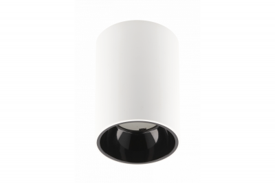 Decor Luminaire de plafond ARIES PC 73x105mm IP20 max 20W rond blanc/noir. 1208963818