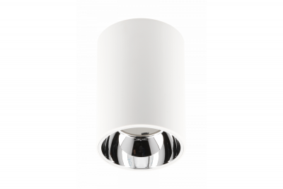 Decor Luminaire de plafond ARIES PC 73x105mm IP20 max 20W rond blanc/chrome 1208963821