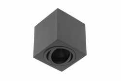 Decor Luminaire de plafond AVEIRO en aluminium 80x80x85mm IP20 max 20W carré noir. 1208963828