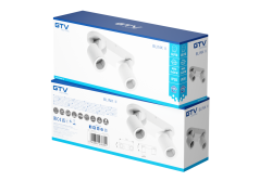 Decor Luminaire de plafond BLINK II max. 250V 50/60 Hz GU10 max. 20W*2 IP20 Dual White 1208963847