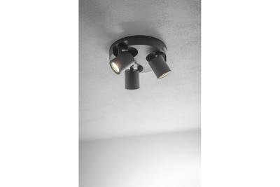 Decor Luminaire de plafond BLINK II max. 250V 50/60 Hz GU10 max. 20W*3 IP 20 triple noir. 1208963848