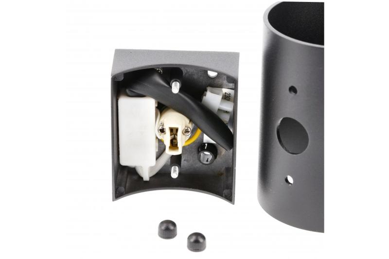 Decor Applique murale CAMPIONE en aluminium G9 IP20 max. 40W IP20 noir rond. 1208963851