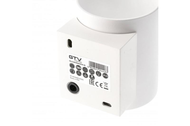 Decor Applique murale CAMPIONE en aluminium G9 IP20 max. 40W IP20 blanc rond. 1208963852