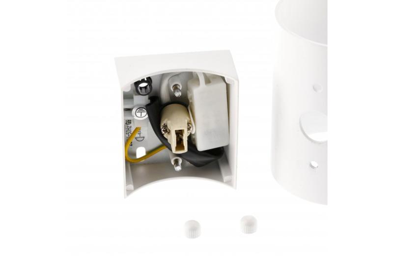 Decor Applique murale CAMPIONE en aluminium G9 IP20 max. 40W IP20 blanc rond. 1208963852