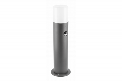 Decor Luminaire de jardin CORTA-P PIR 40 E27 MAX.25W IP44 AC220-240V 50-60Hz graphite de poteau. 1208963862