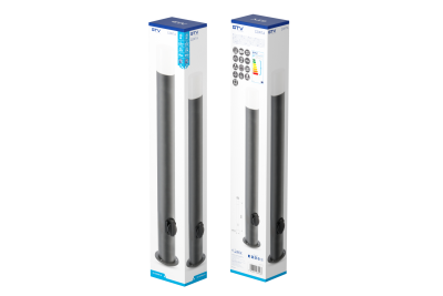 Decor Lampe de jardin CORTA-P 80 E27 MAX.25W IP44 AC220-240V 50-60Hz douille max. 3000W graphite borne 1208963864