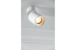 Decor Plafonnier FARGO en aluminium 70x160mm IP20 max 20W rond blanc. 1208963878