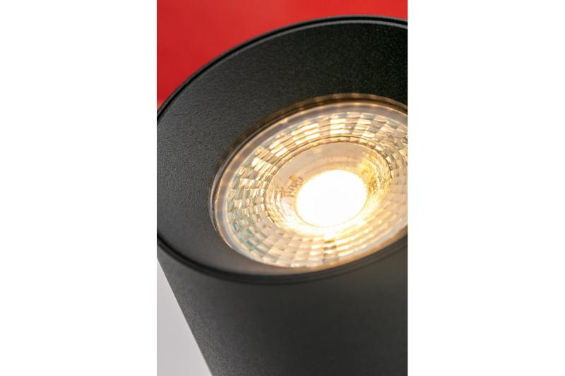 Decor Luminaire de plafond FARGO 2 en aluminium 70x166mm IP20 max 20W rond noir. 1208963880