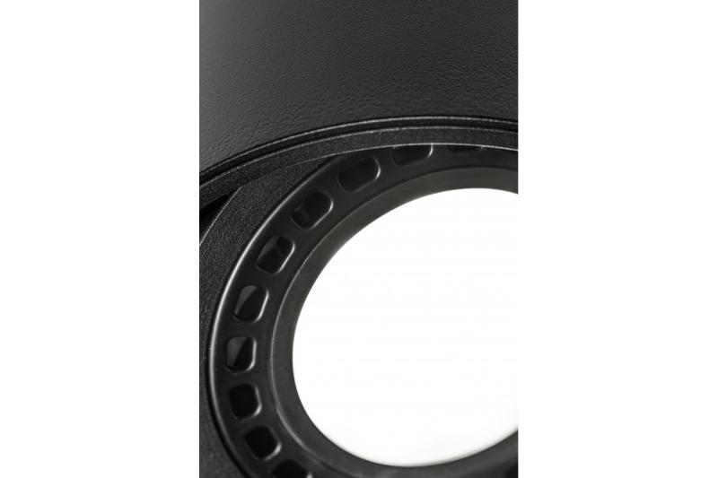 Decor Lampe de plafond ISUMI avec angle réglable en aluminium 130x100 IP20 ES111 GU10 ronde noire. 1208963894