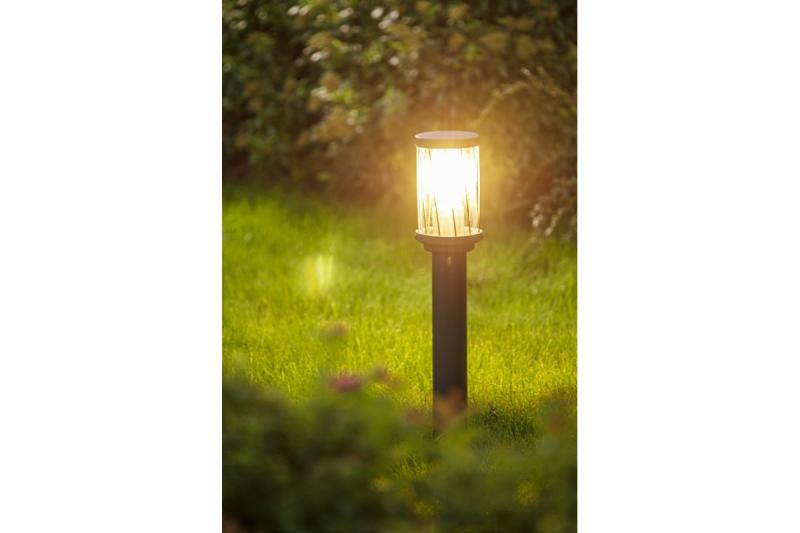 Decor KERTA-P 50 lumière de jardin E27 MAX.12W IP44 AC220-240V 50-60Hz borne graphite 1208963907