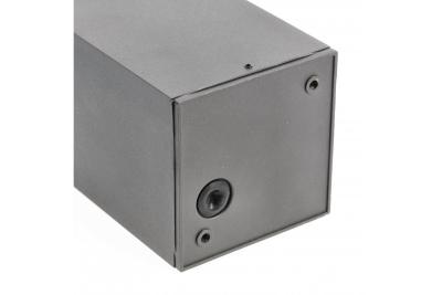 Decor Luminaire de plafond LENTO alum 100x130 IP54 max 35W carré graphite. 1208963923