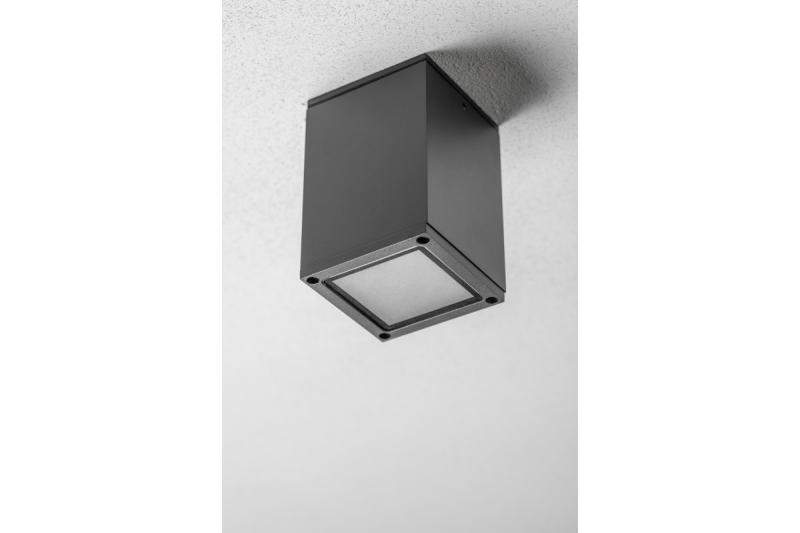 Decor Luminaire de plafond LENTO alum 100x130 IP54 max 35W carré graphite. 1208963923