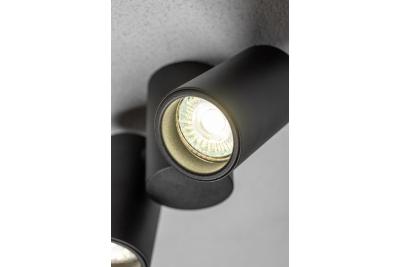 Decor Luminaire de plafond LUPO en aluminium 17.5x5.6x11.5 IP20 2*GU10 max. 50W rond noir. 1208963926