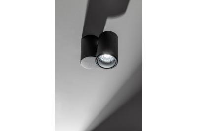 Decor Luminaire de plafond LUPO en aluminium 11.6x5.6x11.5 IP20 1*GU10 max. 50W rond noir. 1208963928