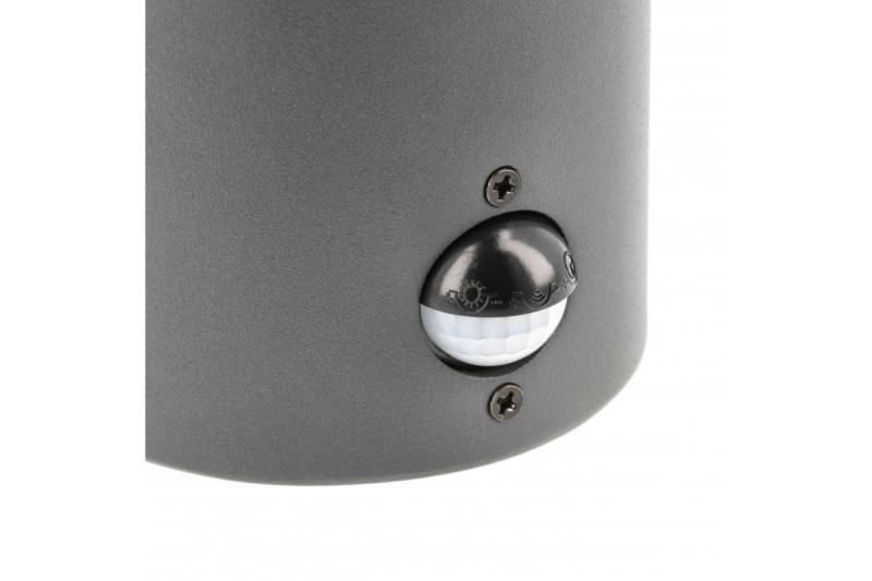 Decor Luminaire de jardin MEDIO-AU PIR E27 MAX.15W IP54 AC220-240V 50-60Hz lampe murale supérieure en graphite. 1208963938