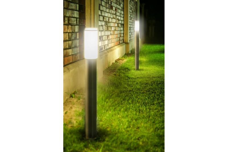 Decor Luminaire de jardin MILAN-P 100 E27 MAX.40W IP54 AC220-240V 50-60Hz poteau inox. 1208963943