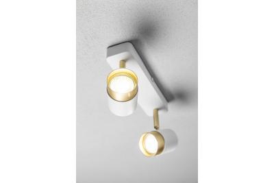 Decor Luminaire de plafond ORIO en aluminium 24.0x5.5x14.0 IP20 2*GU10 max. 50W rond blanc. 1208963964