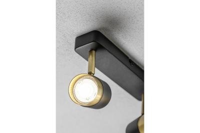 Decor Luminaire de plafond ORIO en aluminium 24.0x5.5x14.0 IP20 2*GU10 max. 50W rond noir. 1208963965