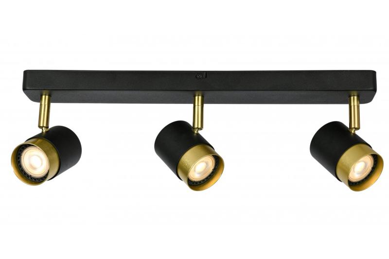 Decor Luminaire de plafond ORIO en aluminium 43.0x5.5x14.0 IP20 3*GU10 max. 50W rond noir. 1208963967