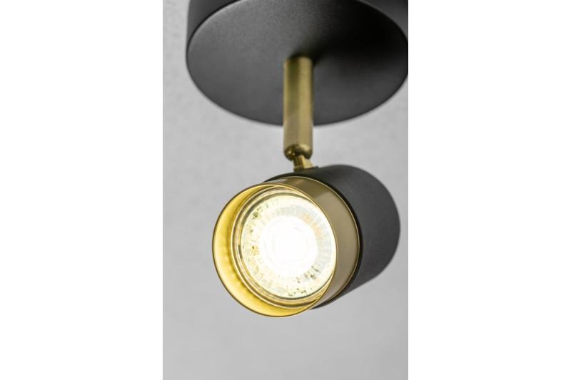 Decor Luminaire de plafond ORIO en aluminium 11.6x5.6x11.5 IP20 1*Gu10 max. 50W noir rond 1208963969