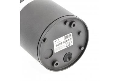 Decor Luminaire de plafond RIVEN alum 102x120 IP54 MAX.35W graphite rond 1208963984