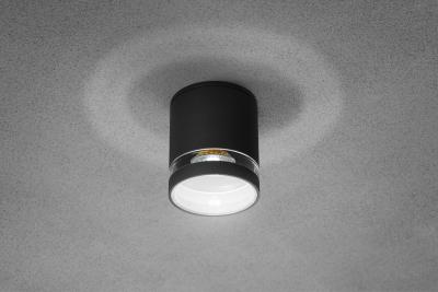 Decor Luminaire de plafond RIVEN alum 102x120 IP54 MAX.35W graphite rond 1208963984