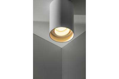 Decor Luminaire de plafond RESTO PC φ80x125mm IP20 max 20W rond blanc. 1208963986