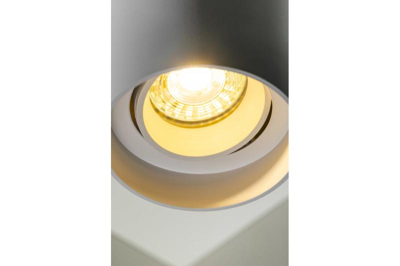Decor Luminaire de plafond RESTO PC φ80x125mm IP20 max 20W rond blanc. 1208963986